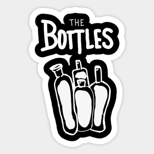 The bottles music band Sticker